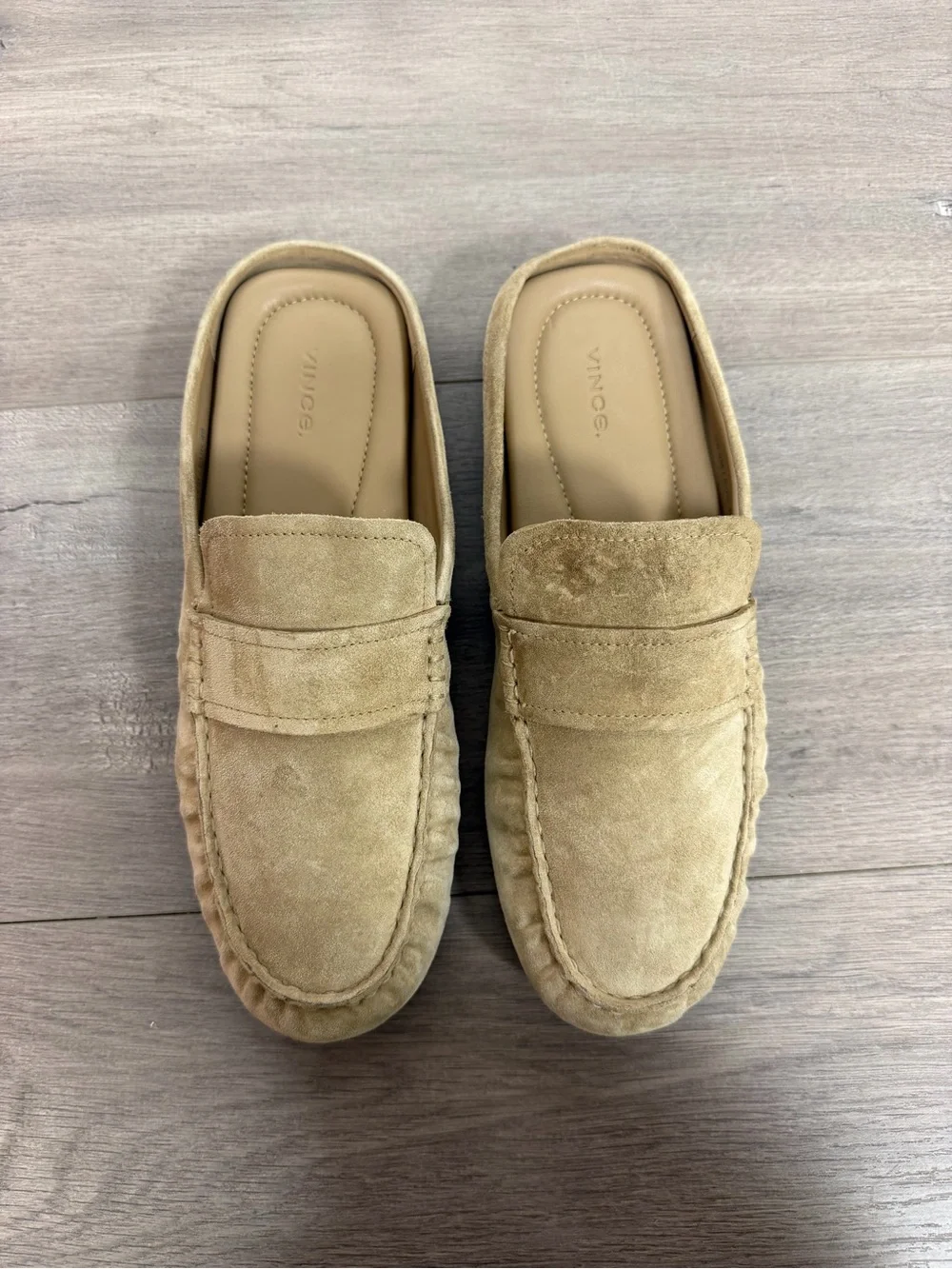 Brand new women’s Vince Berkley suede driver mules size 9 - Picture 4 of 9